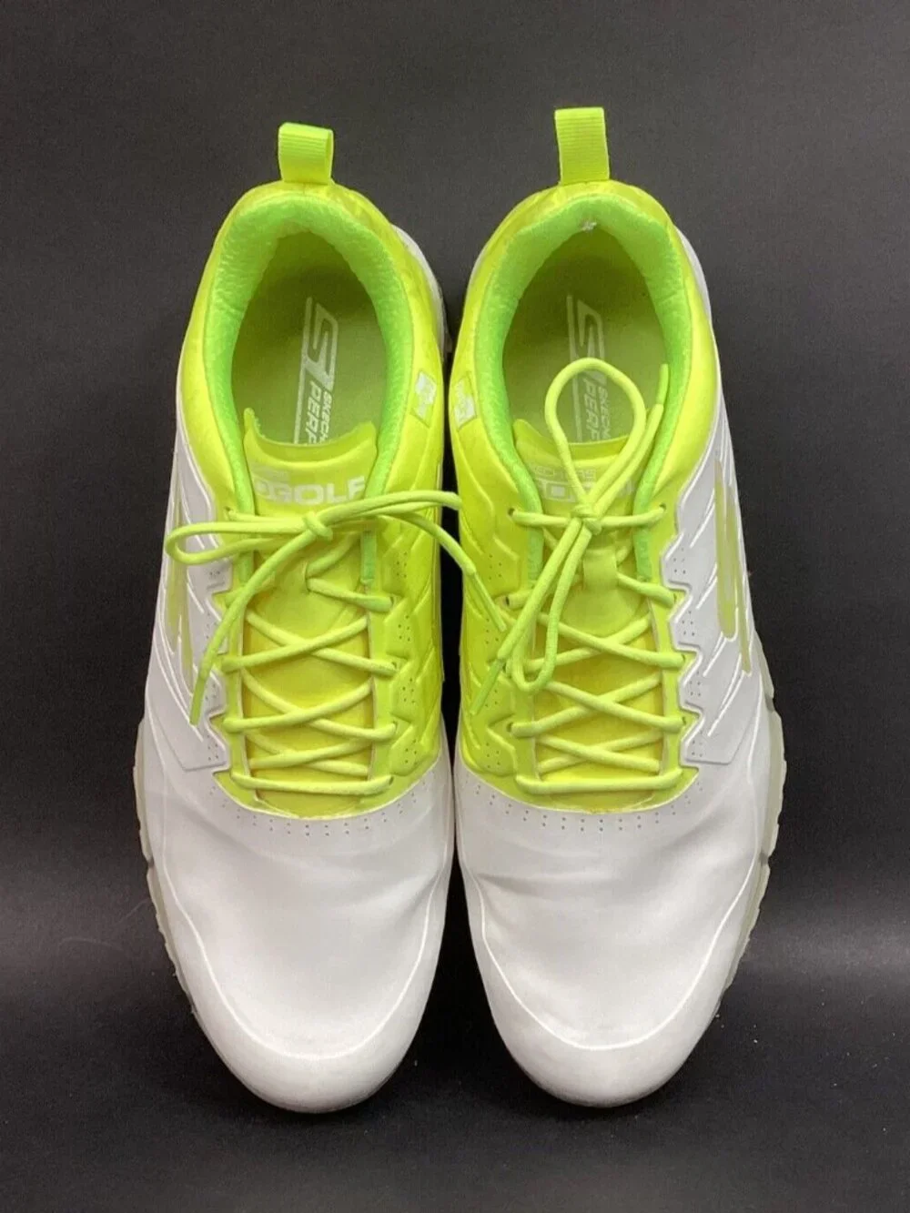 Skechers Go Golf Focus 2-Men's Sz 11-White/Green(WLM) Golf Shoes-No Spikes 54529